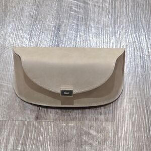 Chloe Light Tan Beige Suede Soft-Shell Sunglasses Eyeglasses Case